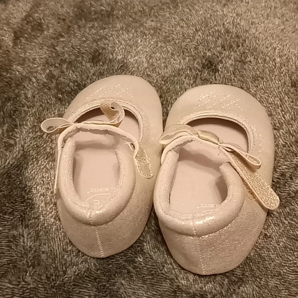 Shimmery To and Me baby shoes size 12-18 months